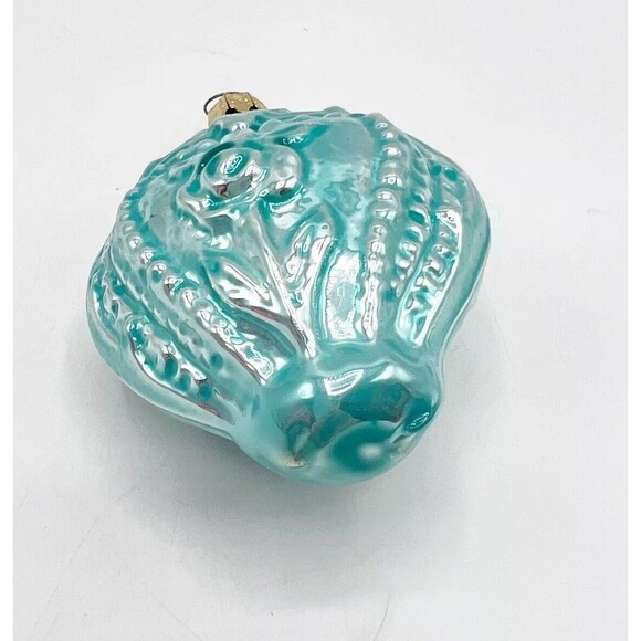 Blown Glass Lady Bust Rose Embossed Drop Christmas Ornament West Germany Vintage - Picture 3 of 8